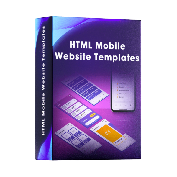 Mobile-Optimized HTML Templates – Build Stunning, Responsive Websites Instantly