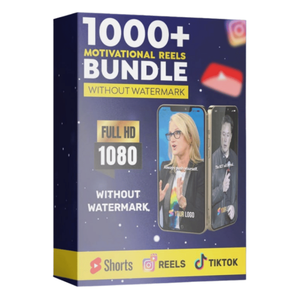 1,000+ Motivation Reels Bundle – Inspire, Engage & Grow Your Social Media Fast