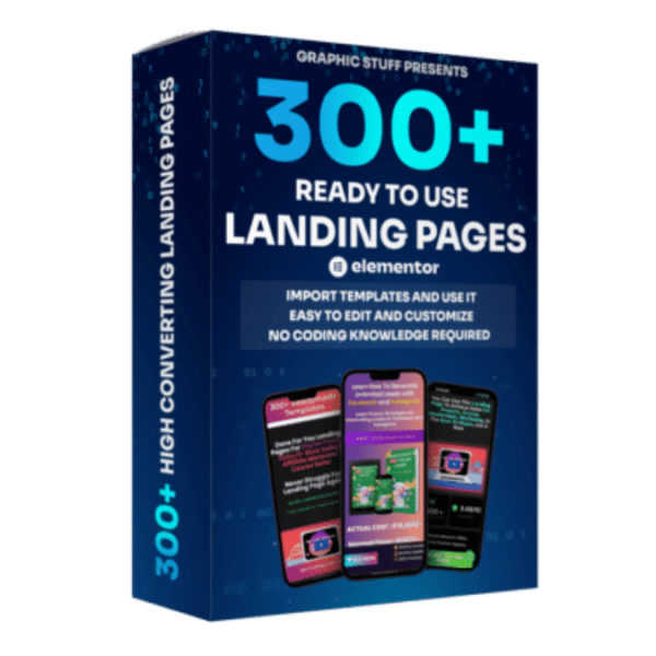 300+ Elementor Landing Pages Bundle – Build Stunning Websites in Minutes